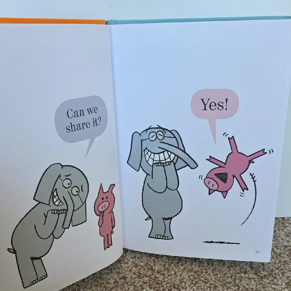 Mo Willems Children's Book Set - Elephant & Piggy And Unlimited Squirrels